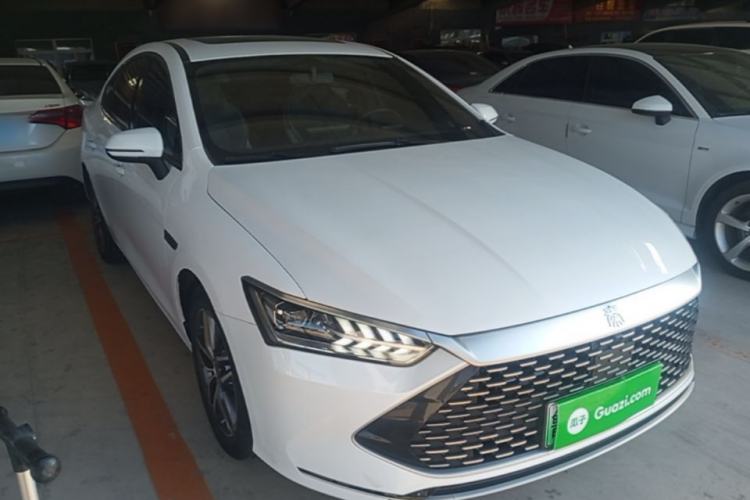 Used BYD Qin PLUS 2021 DM-i 55KM Flagship Model Front Right 45 Deg