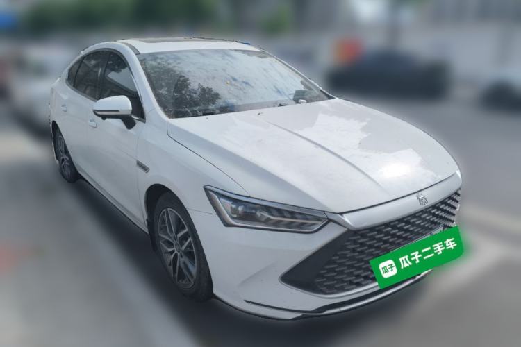 Used BYD Qin PLUS 2021 DM-i 55KM Flagship Model Front Right 45 Deg