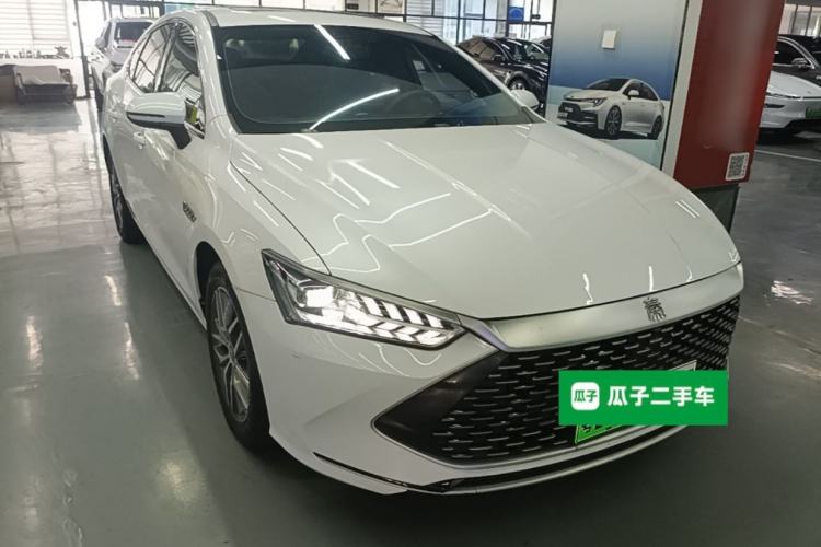 Used BYD Qin PLUS 2021 DM-i 55KM Flagship Model Front Right 45 Deg