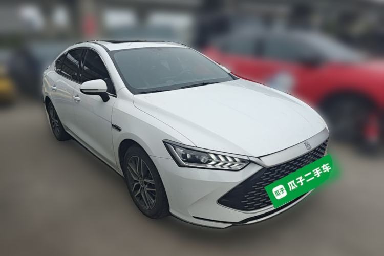 Used BYD Qin PLUS 2021 DM-i 55KM Flagship Model Front Right 45 Deg