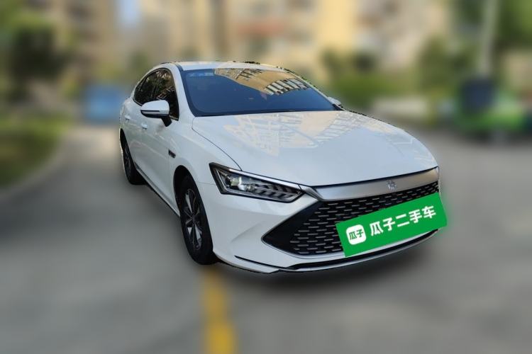 Used BYD Qin PLUS 2021 DM-i 55KM Prestige Model Front Right 45 Deg