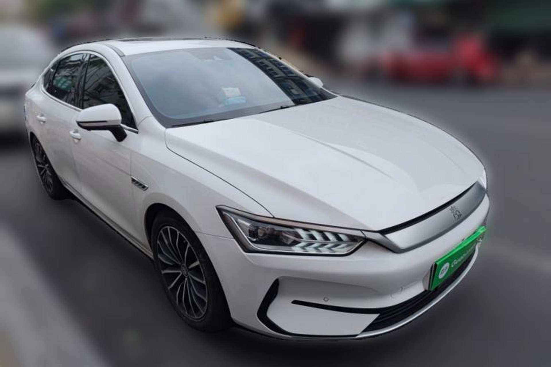 Used BYD Qin PLUS 2021 EV 600KM Flagship Model Front Right 45 Deg