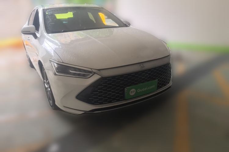 Used BYD Qin PLUS 2021 DM-i 55KM Flagship Model Front Right 45 Deg