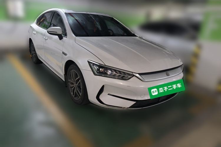 Used BYD Qin PLUS 2021 EV 400KM Luxury Model Front Right 45 Deg