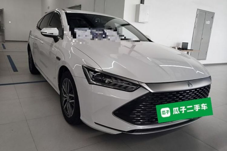 Used BYD Qin PLUS 2021 DM-i 55KM Flagship Model Front Right 45 Deg