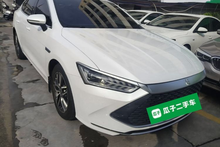 Used BYD Qin PLUS 2021 DM-i 55KM Flagship Model Front Right 45 Deg