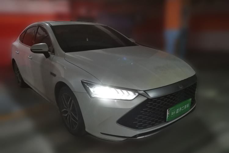 Used BYD Qin PLUS 2021 DM-i 55KM Flagship Model Front Right 45 Deg