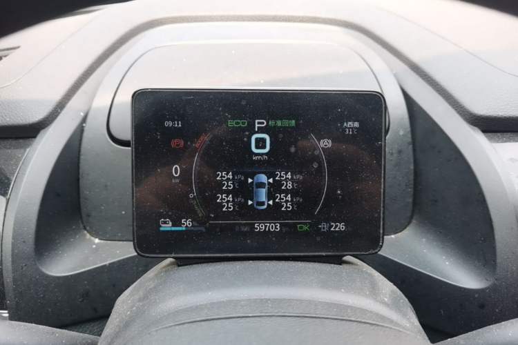 Used BYD Qin PLUS 2021 EV 400KM Leading Comfort Edition Instrument Cluster