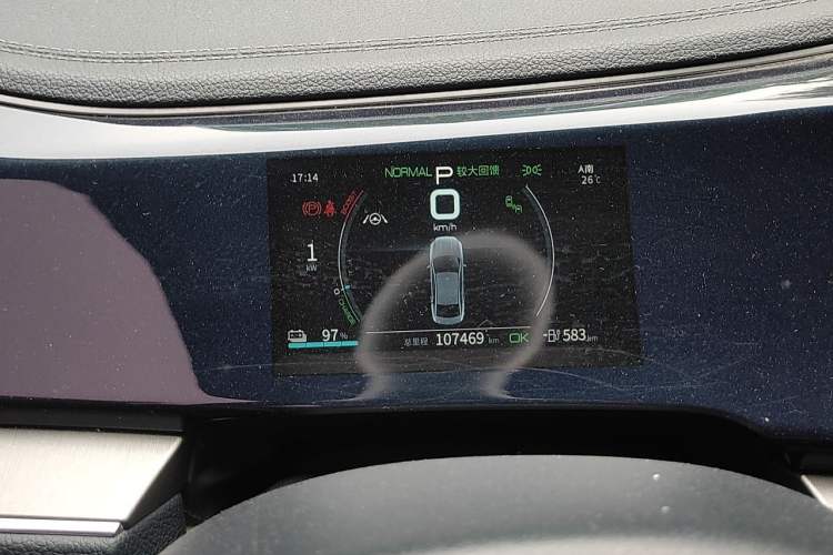 Used BYD Qin PLUS 2021 EV 600KM Flagship Model Instrument Cluster