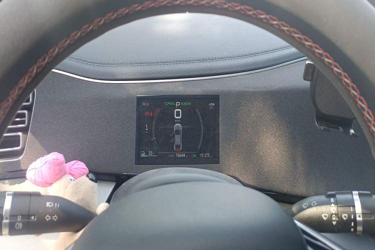 Used BYD Qin PLUS 2021 EV 500KM Luxury Model Instrument Cluster