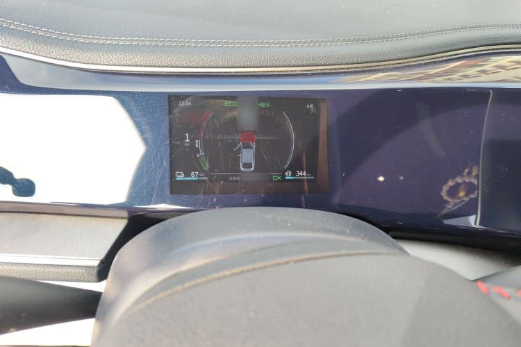 Used BYD Qin PLUS 2021 DM-i 55KM Flagship Model Instrument Cluster