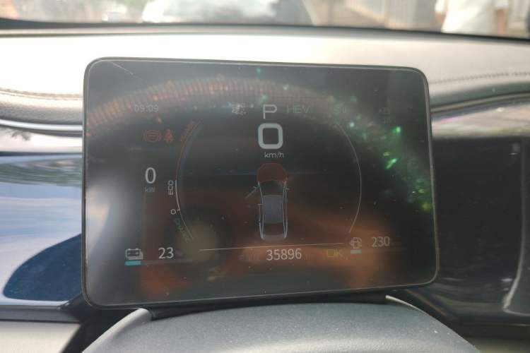 Used BYD Qin PLUS 2021 DM-i 55KM Flagship Model Instrument Cluster