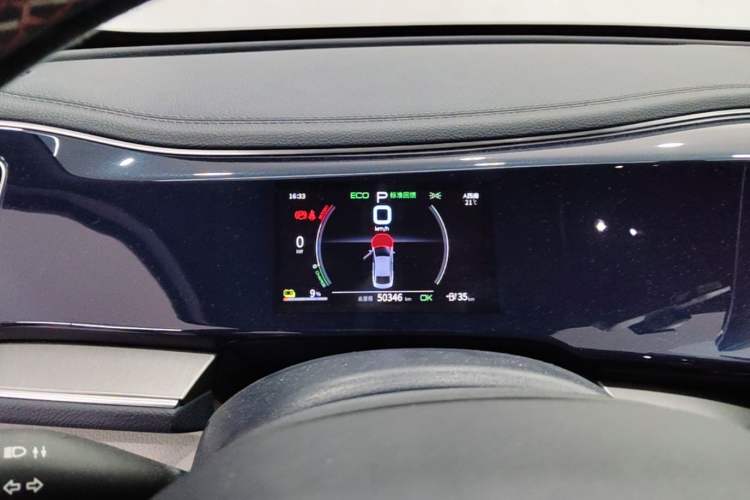 Used BYD Qin PLUS 2021 EV 400KM Luxury Model Instrument Cluster