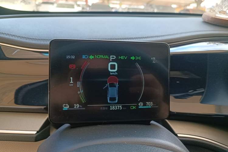 Used BYD Qin PLUS 2021 DM-i 55KM Flagship Model Instrument Cluster
