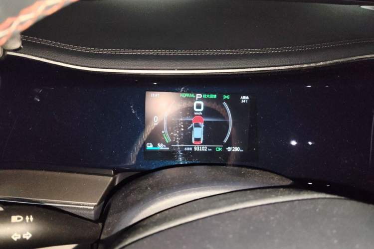Used BYD Qin PLUS 2021 EV 500KM Luxury Model Instrument Cluster