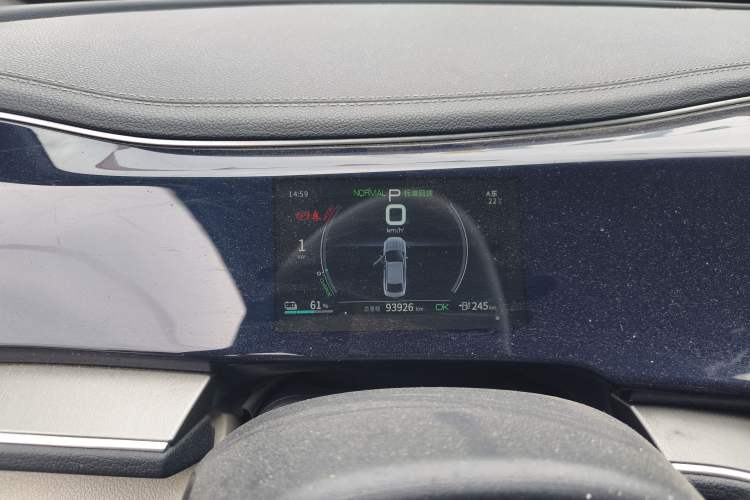 Used BYD Qin PLUS 2021 EV 400KM Luxury Model Instrument Cluster