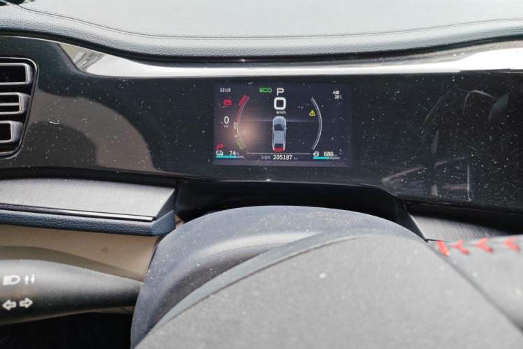 Used BYD Qin PLUS 2021 DM-i 55KM Prestige Model Odometer Close Up