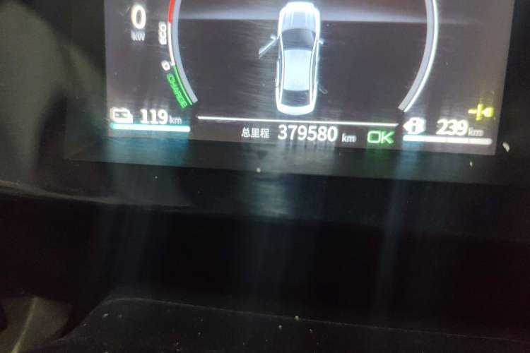 Used BYD Qin PLUS 2021 DM-i 120KM Prestige Model Odometer Close Up