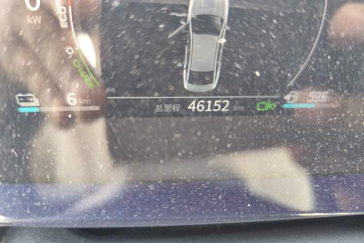 Used BYD Qin PLUS 2021 DM-i 120KM Prestige Model Odometer Close Up