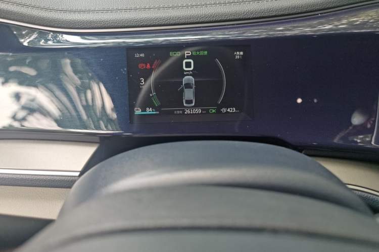 Used BYD Qin PLUS 2021 EV 510KM Commuter Edition Odometer Close Up