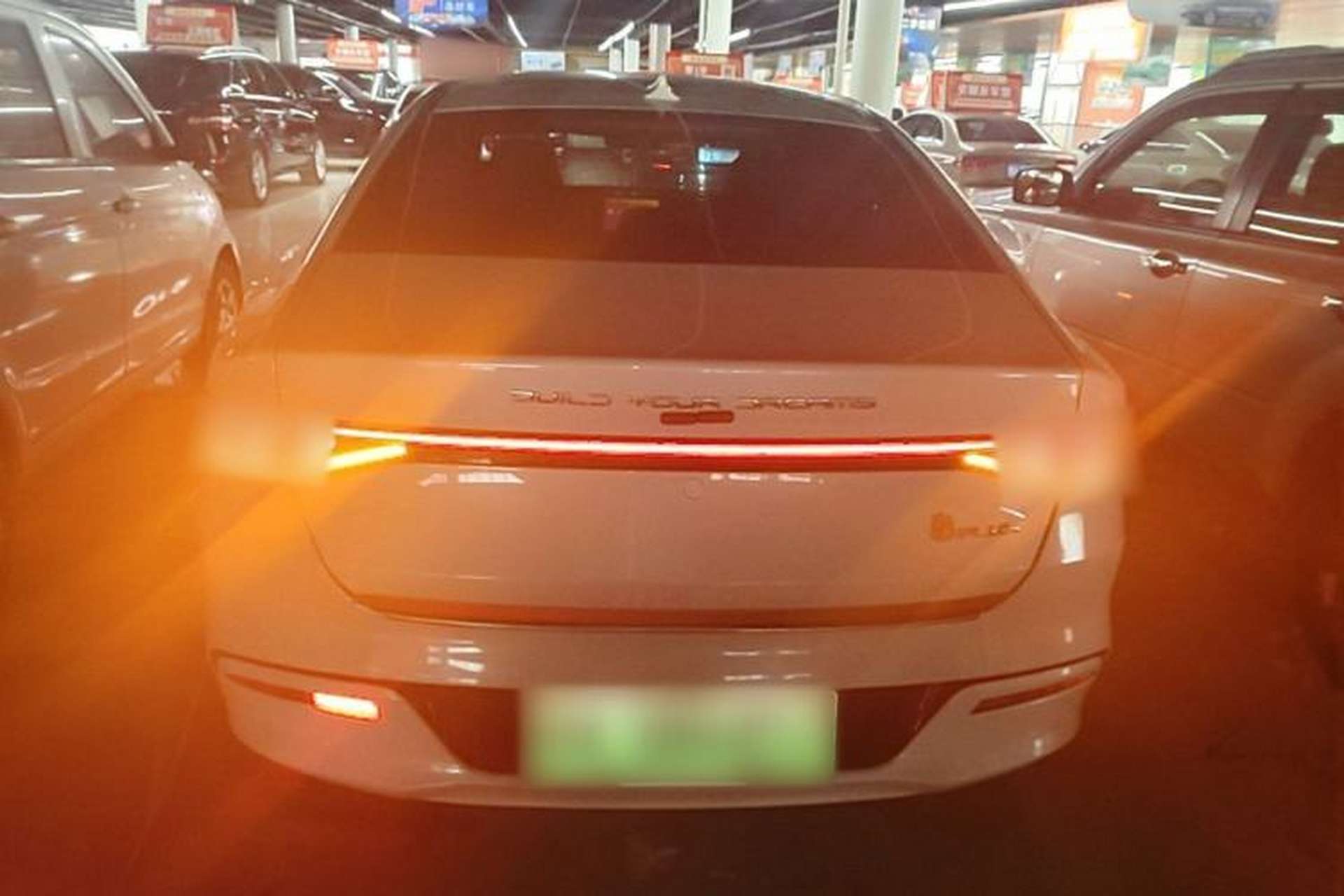 Used BYD Qin PLUS 2021 EV 500KM Luxury Model Rear