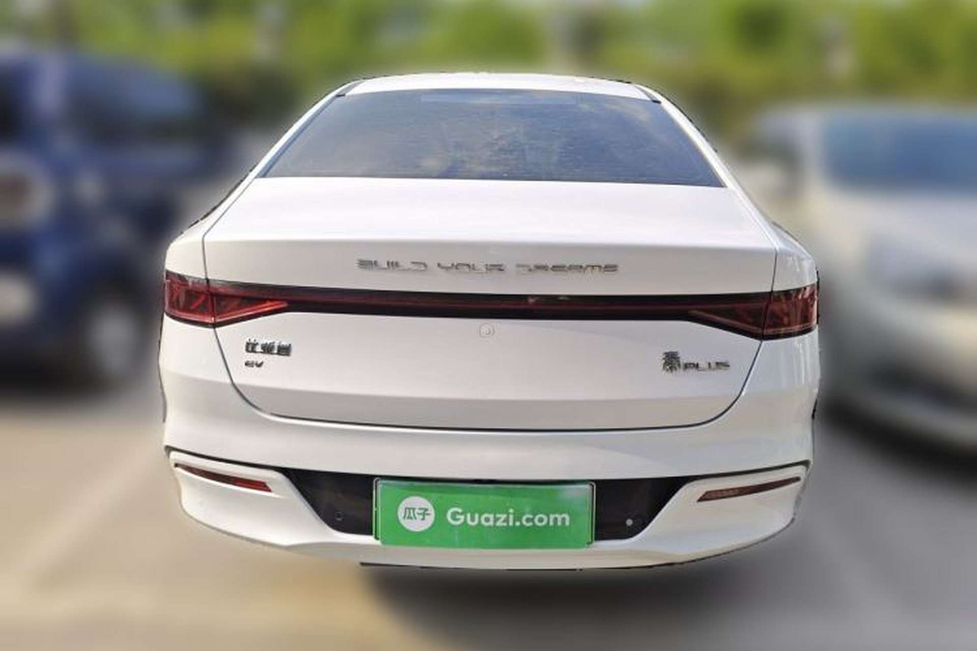 Used BYD Qin PLUS 2021 EV 500KM Premium Model Rear