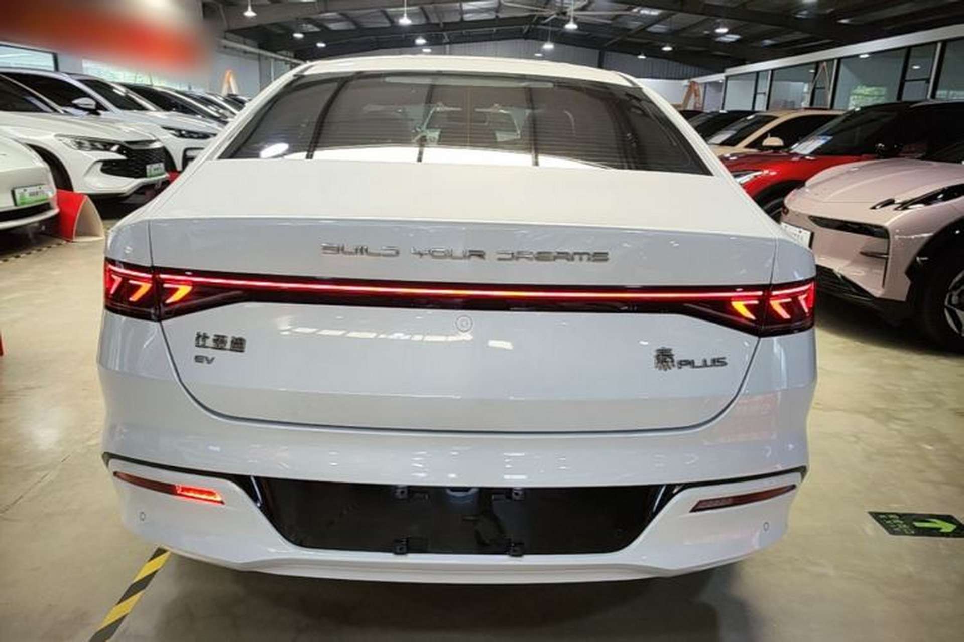 Used BYD Qin PLUS 2021 EV 500KM Luxury Model Rear