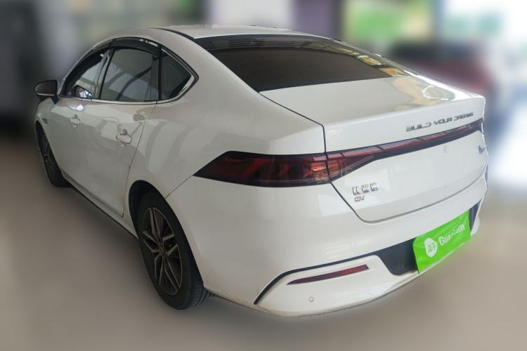 Used BYD Qin PLUS 2021 EV 500KM Luxury Model Rear Left 45 Deg