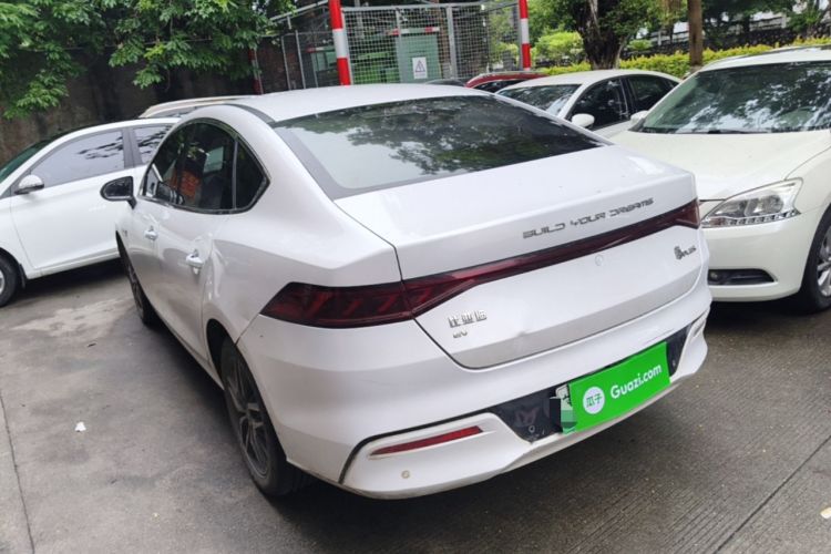 Used BYD Qin PLUS 2021 EV 400KM Luxury Model Rear Left 45 Deg