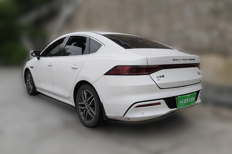 Used BYD Qin PLUS 2021 EV 500KM Luxury Model Rear Left 45 Deg