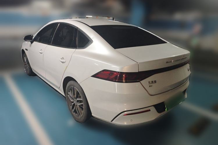 Used BYD Qin PLUS 2021 EV 500KM Luxury Model Rear Left 45 Deg