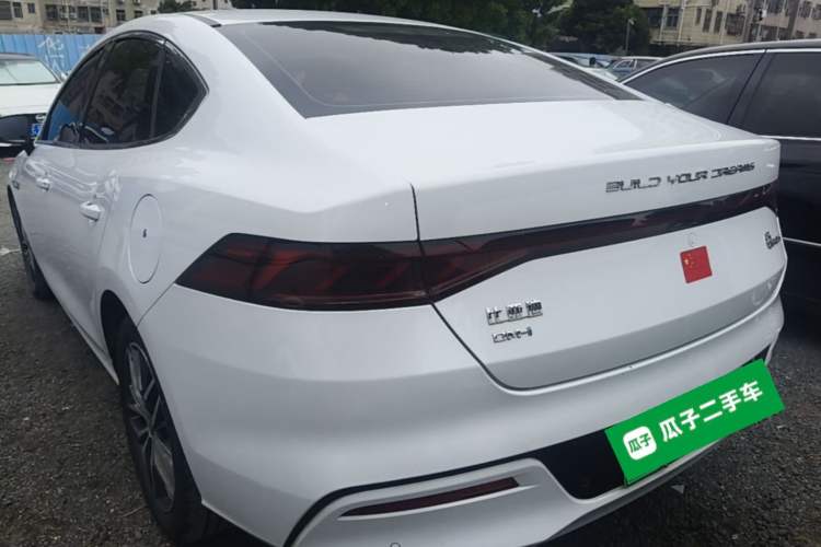 Used BYD Qin PLUS 2021 DM-i 55KM Flagship Model Rear Left 45 Deg