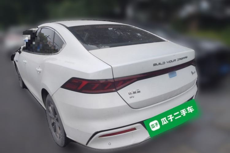 Used BYD Qin PLUS 2021 EV 400KM Leading Comfort Edition Rear Left 45 Deg