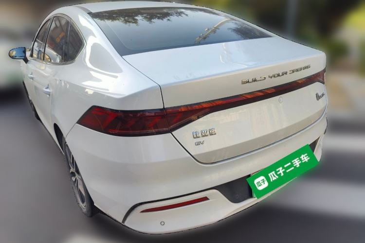 Used BYD Qin PLUS 2021 EV 500KM Luxury Model Rear Left 45 Deg