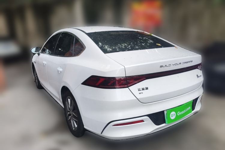 Used BYD Qin PLUS 2021 EV 400KM Luxury Model Rear Left 45 Deg