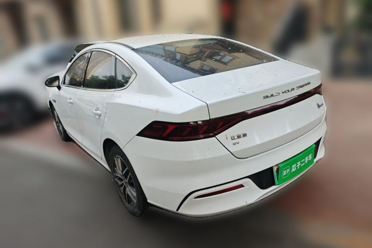 Used BYD Qin PLUS 2021 EV 400KM Luxury Model Rear Left 45 Deg