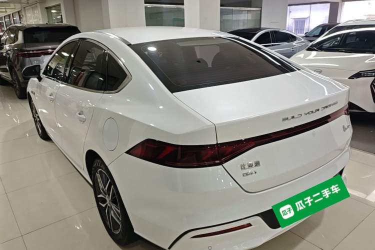Used BYD Qin PLUS 2021 DM-i 55KM Flagship Model Rear Left 45 Deg