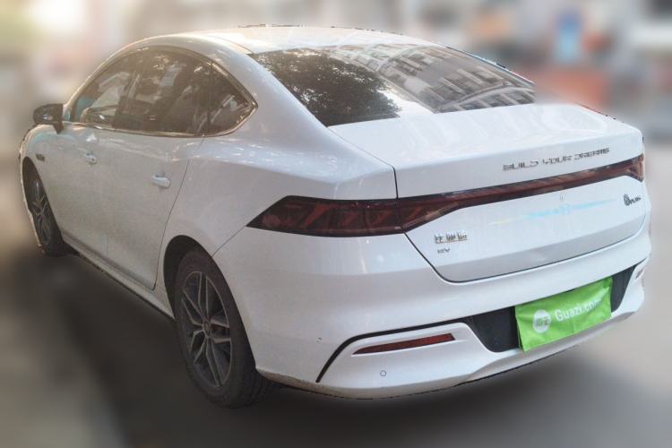 Used BYD Qin PLUS 2021 EV 500KM Luxury Model Rear Left 45 Deg