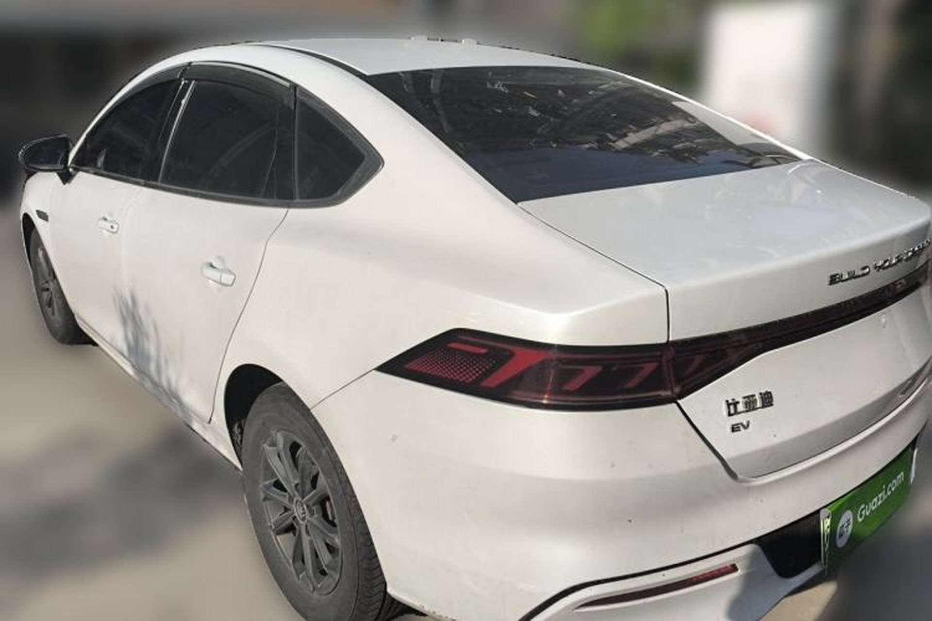 Used BYD Qin PLUS 2021 EV 400KM Leading Comfort Edition Rear Left 45 Deg