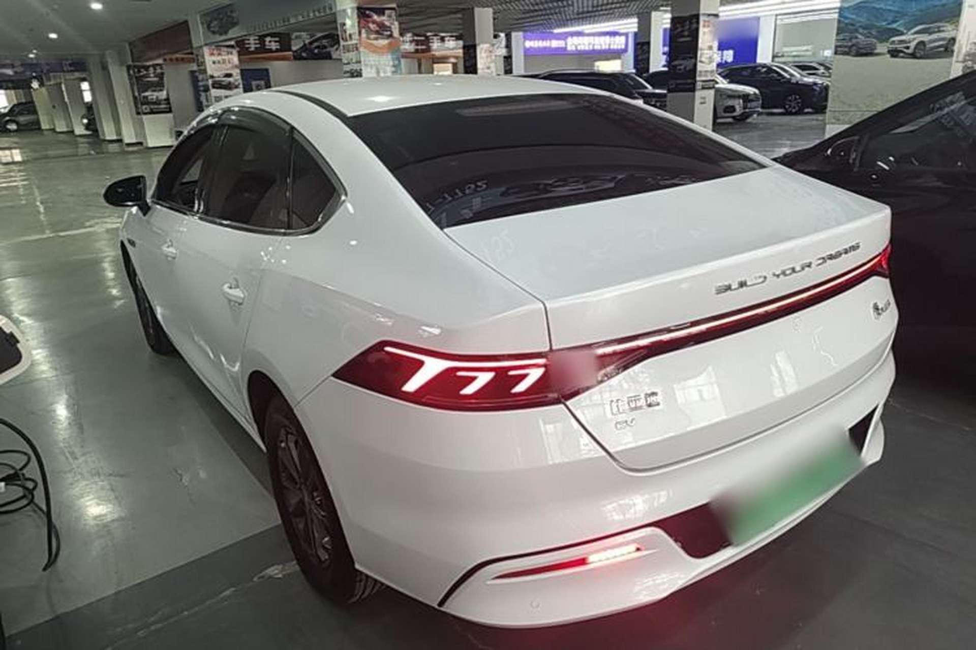 Used BYD Qin PLUS 2021 EV 400KM Leading Comfort Edition Rear Left 45 Deg
