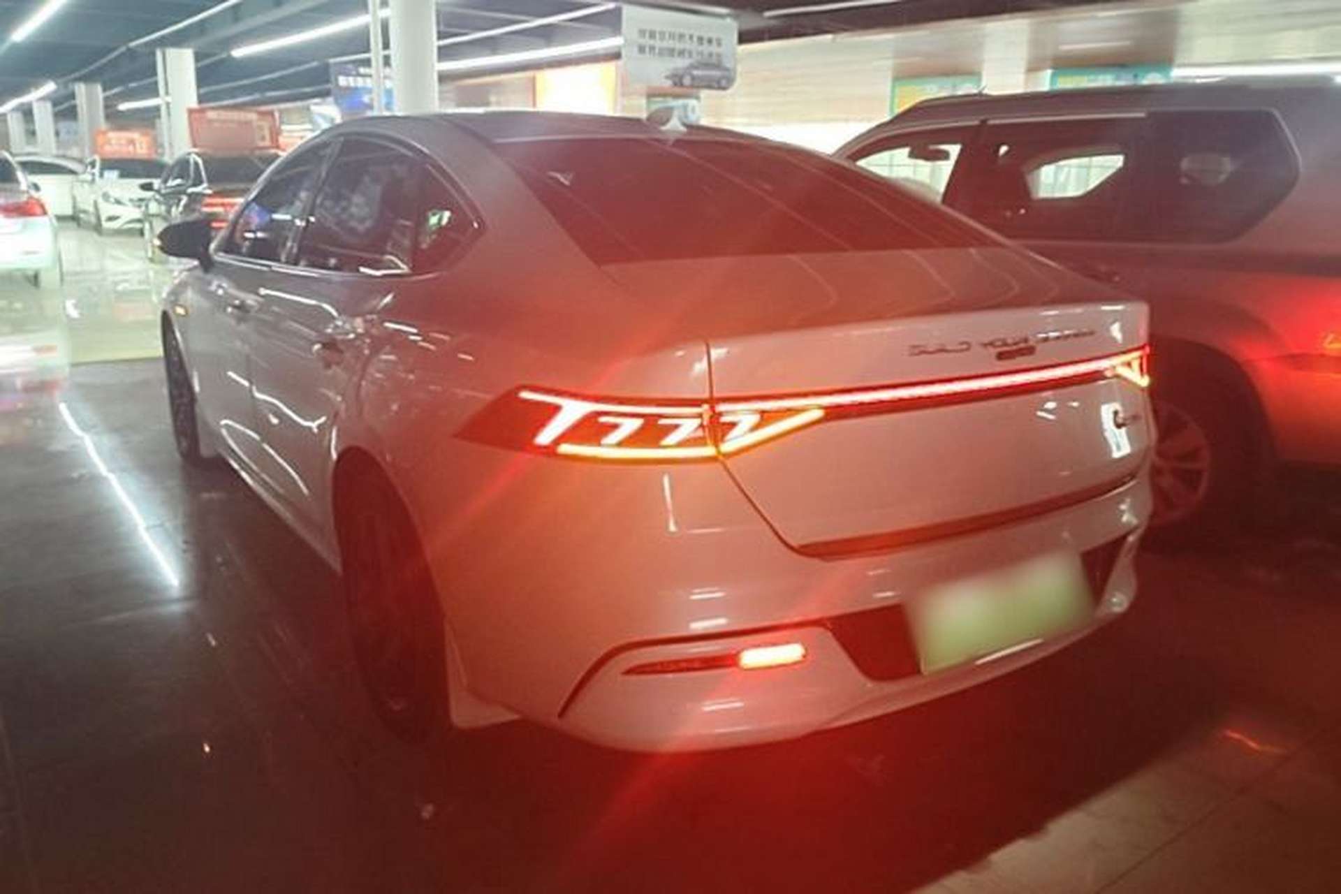 Used BYD Qin PLUS 2021 EV 500KM Luxury Model Rear Left 45 Deg