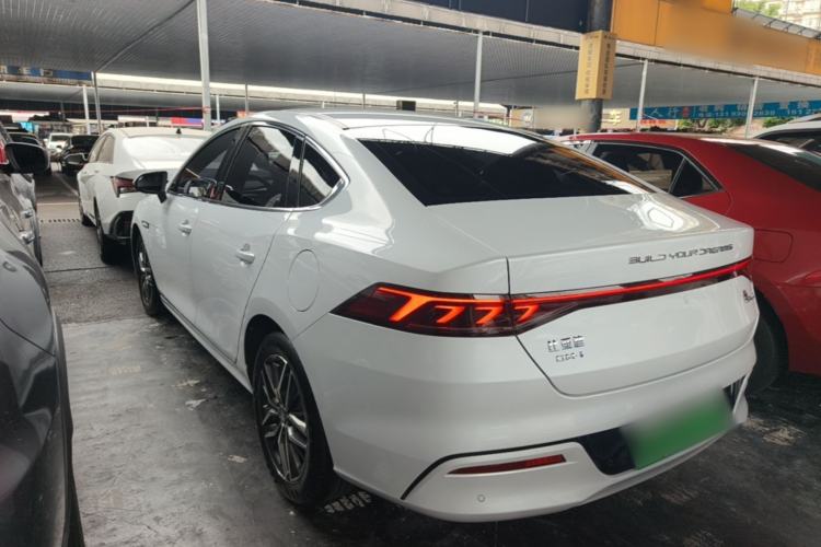Used BYD Qin PLUS 2021 DM-i 55KM Flagship Model Rear Left 45 Deg