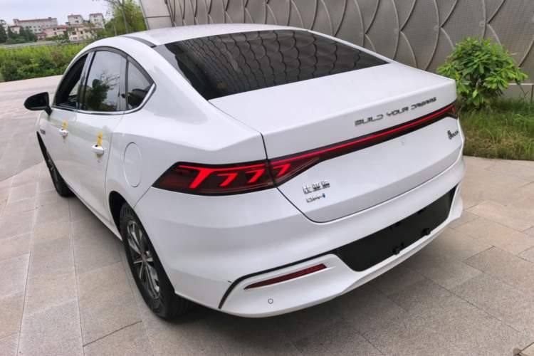 Used BYD Qin PLUS 2021 DM-i 55KM Prestige Model Rear Left 45 Deg