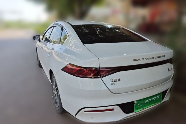 Used BYD Qin PLUS 2021 EV 400KM Luxury Model Rear Left 45 Deg