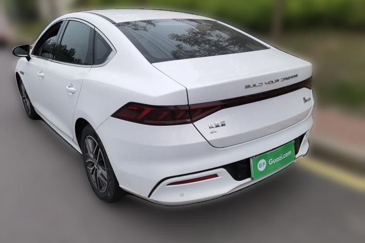 Used BYD Qin PLUS 2021 EV 500KM Premium Model Rear Left 45 Deg