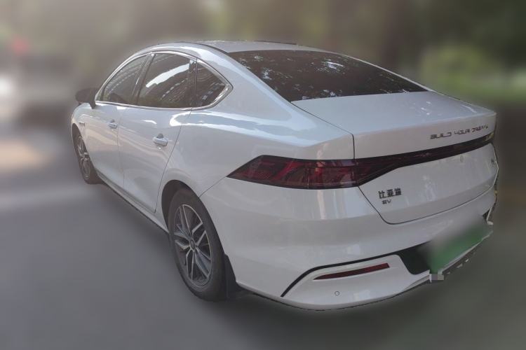 Used BYD Qin PLUS 2021 EV 500KM Luxury Model Rear Left 45 Deg