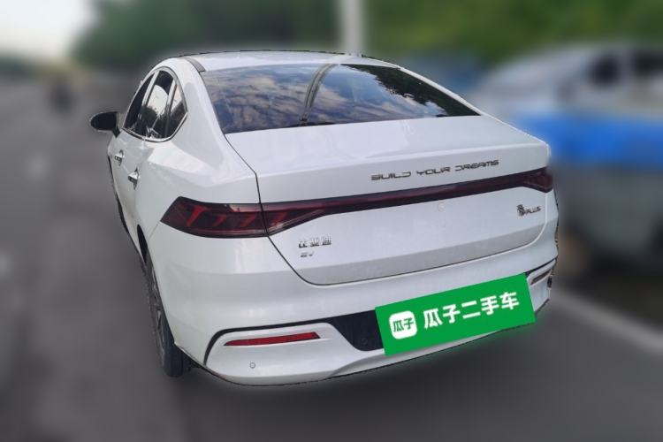Used BYD Qin PLUS 2021 EV 400KM Leading Comfort Edition Rear Left 45 Deg