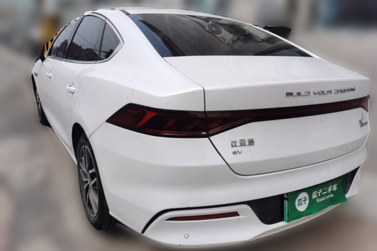 Used BYD Qin PLUS 2021 EV 500KM Premium Model Rear Left 45 Deg