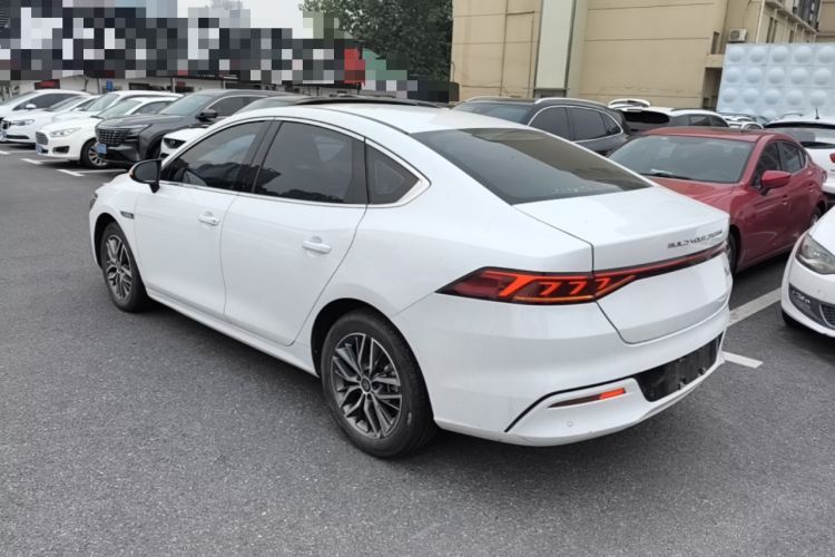 Used BYD Qin PLUS 2021 EV 400KM Luxury Model Rear Left 45 Deg