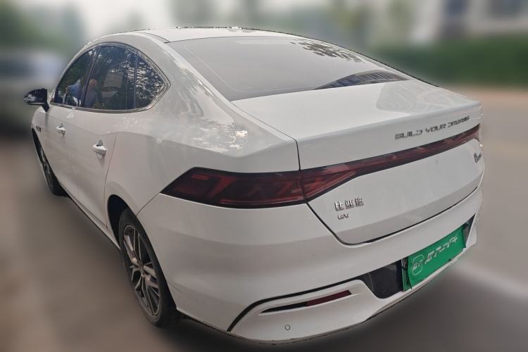 Used BYD Qin PLUS 2021 EV 400KM Luxury Model Rear Left 45 Deg